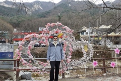 Kae Kae during the visit to Daejeon, South Korea