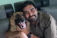 Kae Kae with his Pet Turbo