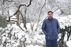 Kae Kae enjoying Snow in London