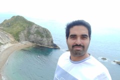 Kae Kae while visiting Dorset Jurassic Coast