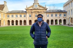 Kae Kae while at the St John's College, University of Cambridge for a Talk