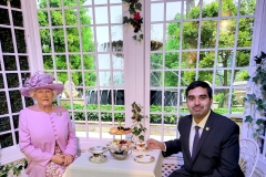 Kae Kae attending a Tea Party