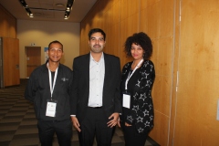 Kae Kae with his rapporteurs at Stats SA