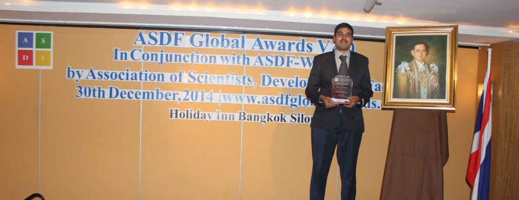 Kokula Krishna Hari Kunasekaran at ASDF Global Awards 2014