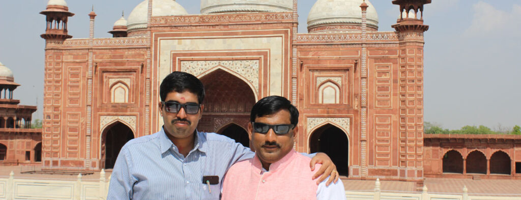 Kae Kae with Dr. P. Anbuoli at Agra, India